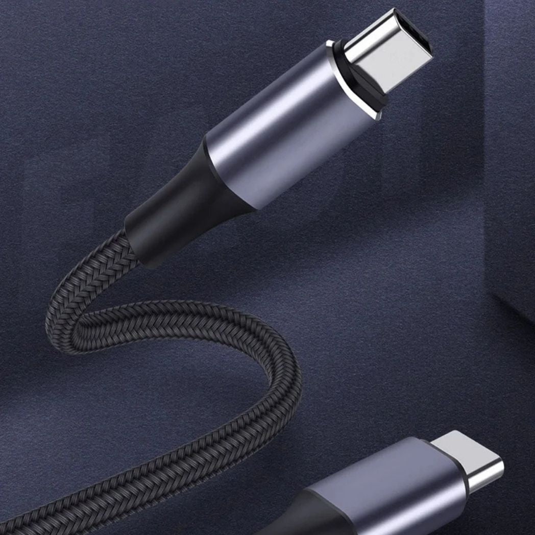 USB C Kabel Snabbladdning Flätad Sladd Carvallo