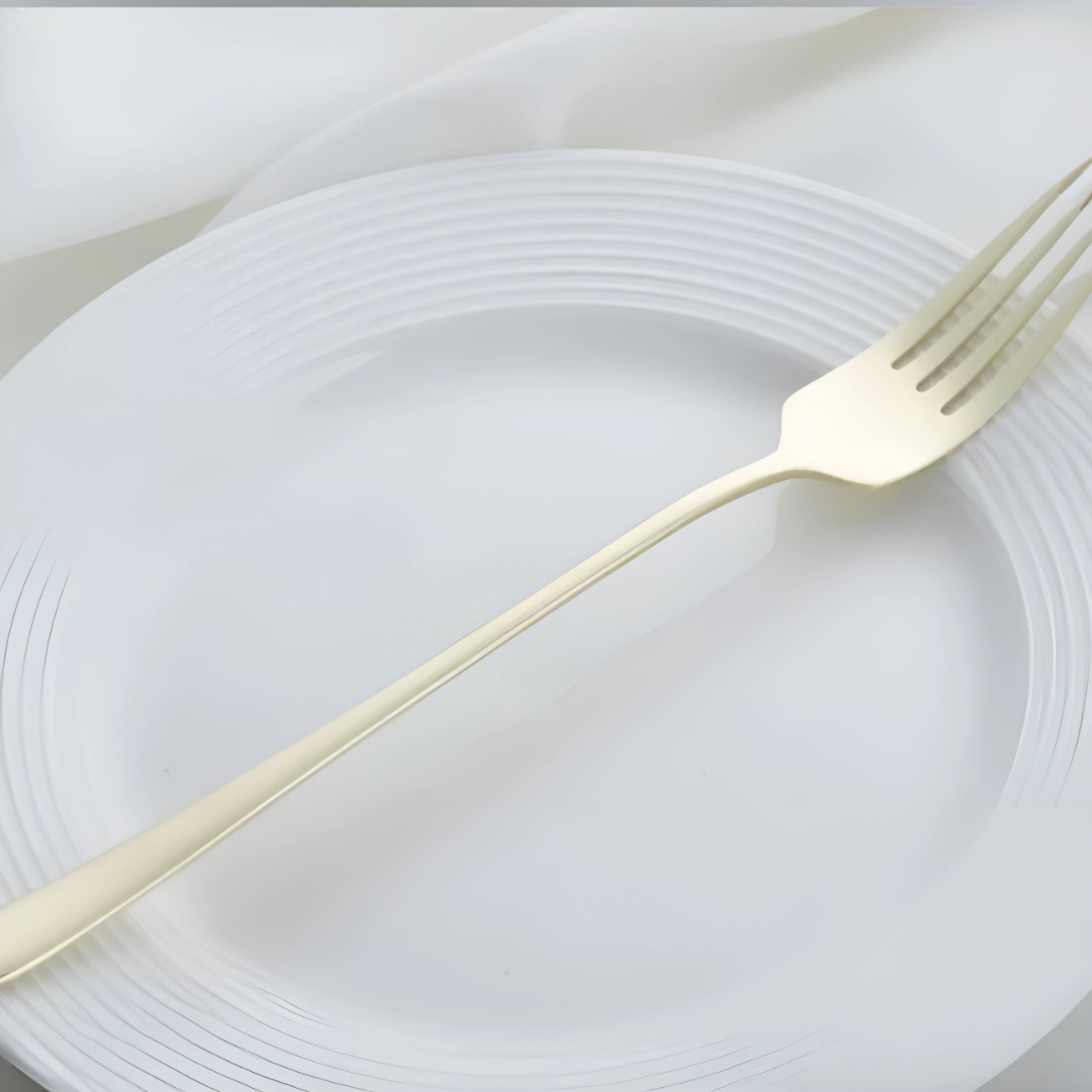 Bestickset Modern Rostfritt Stål Middagsgafflar Carvallo