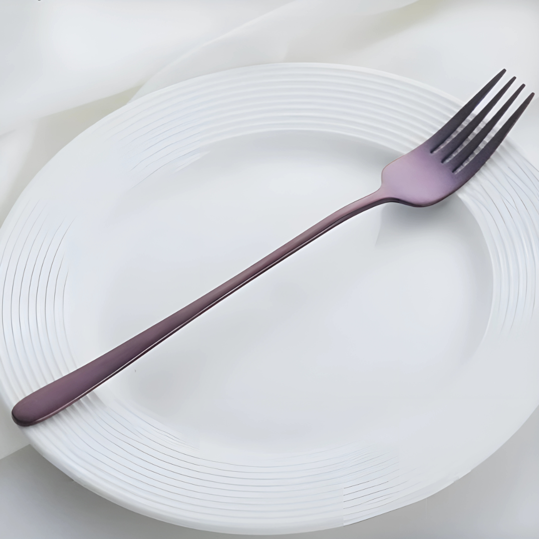 Bestickset Modern Rostfritt Stål Middagsgafflar Carvallo