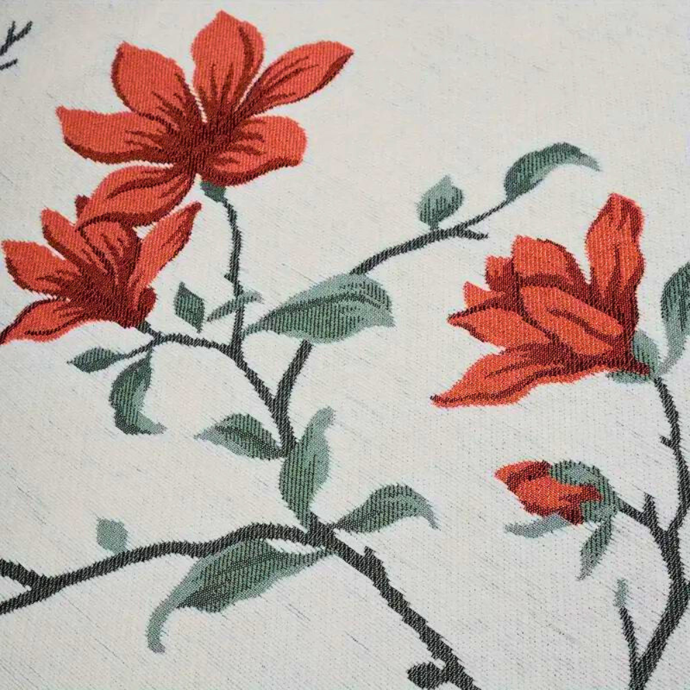Vintage Floral Chenille Sofföverdrag Carvallo