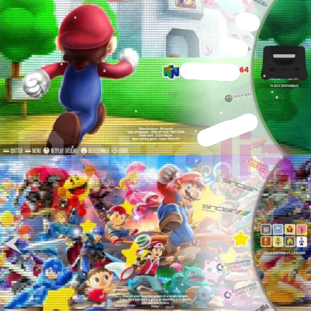 Retro Gaming Console 4K | 20000+ Spel System Carvallo