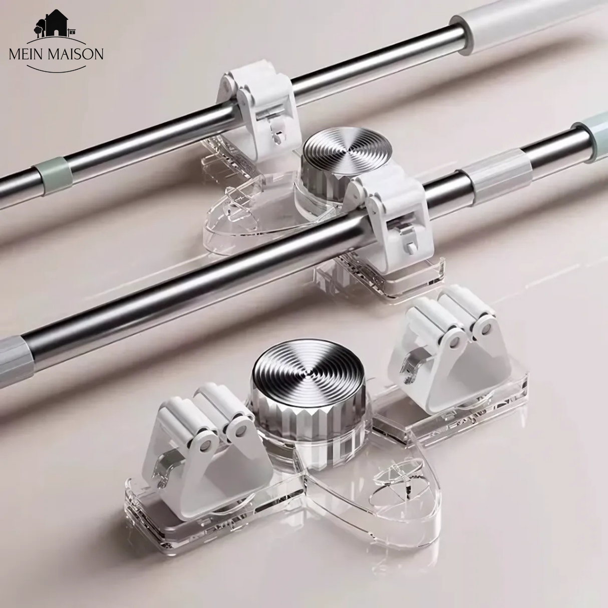 Carvallo | GripMates – Säker hållning för kvastar & mopp utan borrning Carvallo