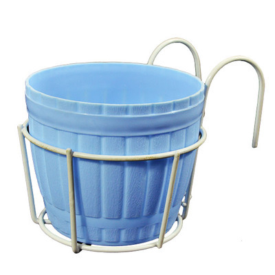 Praktisk krukställ med stabil metallram för balkong och terrass Carvallo