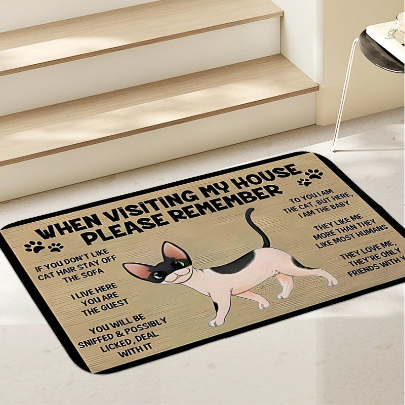 Katt Välkomstmatta - För alla kattälskare-Home-Hemnix-Snowshoe-Hemnix