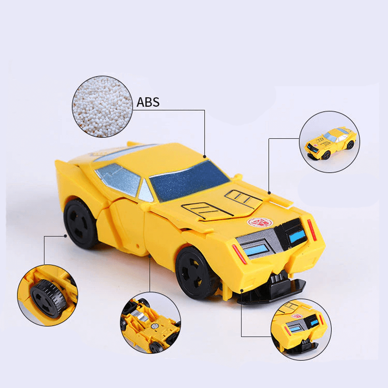 Dynamisk Transformativ Robotbil - Optimus Leksak, 1-stegs Förvandling, Robot & Dinosaurie Actionfigur för Pojkar-Fordon-BB-Hemnix