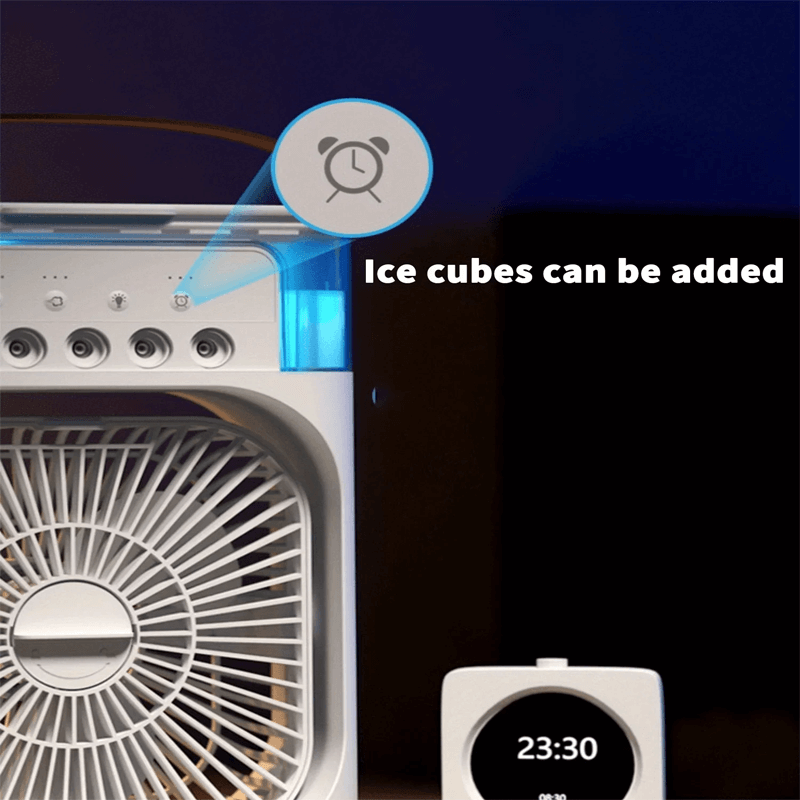 Portabel Bordsfläkt Luftkonditionering med Vattenkylning-Kök-BB-Hemnix