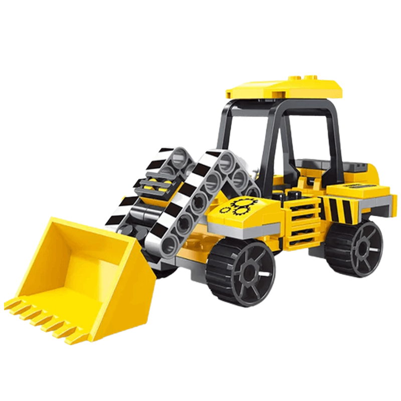 Mini Transportfordon Byggklossar - Bilmodeller-Byggsats-BB-J-Hemnix