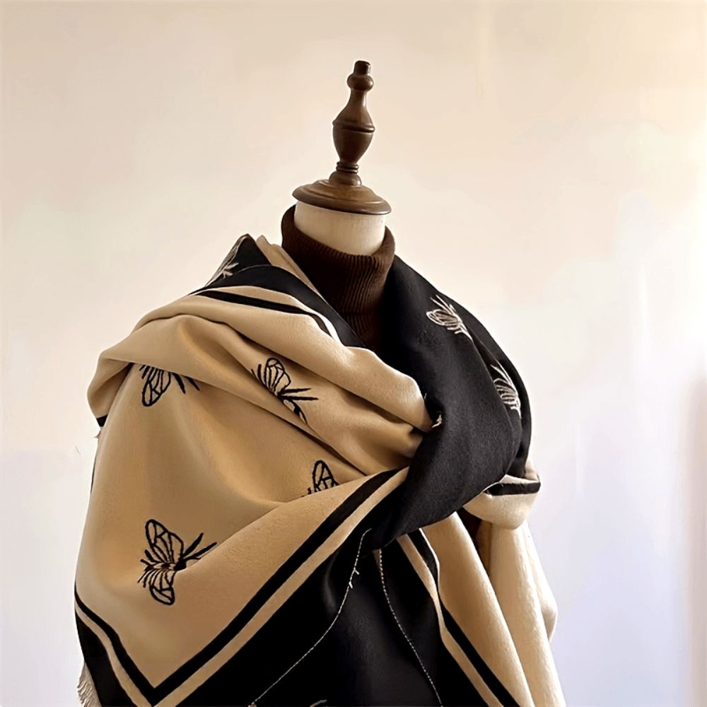 Nuvia Bee Mönster Vinter Halsduk Carvallo