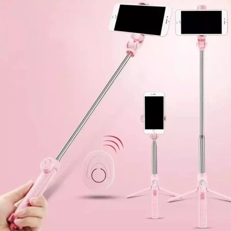 GlowGrip 6-i-1 Bluetooth Selfie Stick-stativ MILA Sverige