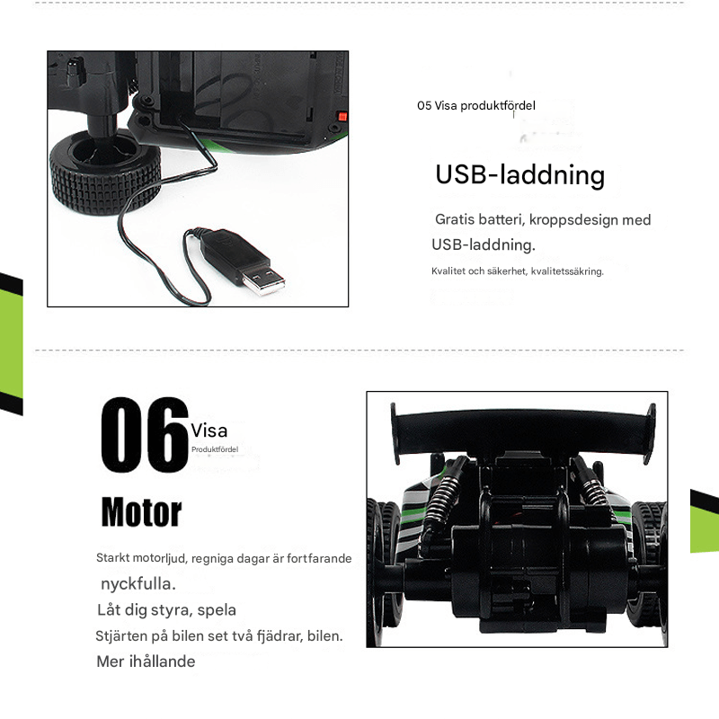 1:20 Fjärrstyrd Buggy Bil – Snabb Racingbil med 2.4G Teknik-Radiostyrt-BB-Hemnix