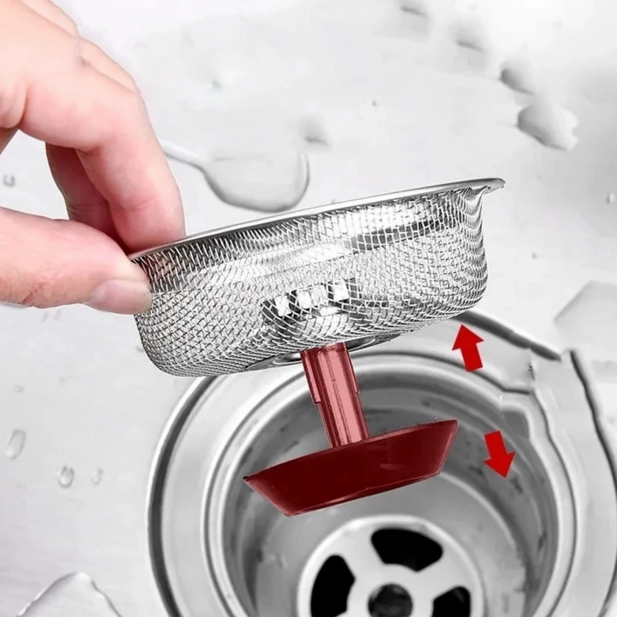 DrainGuard – Rostfritt stålfiltr med anti-igensättningsnät MILA Sverige