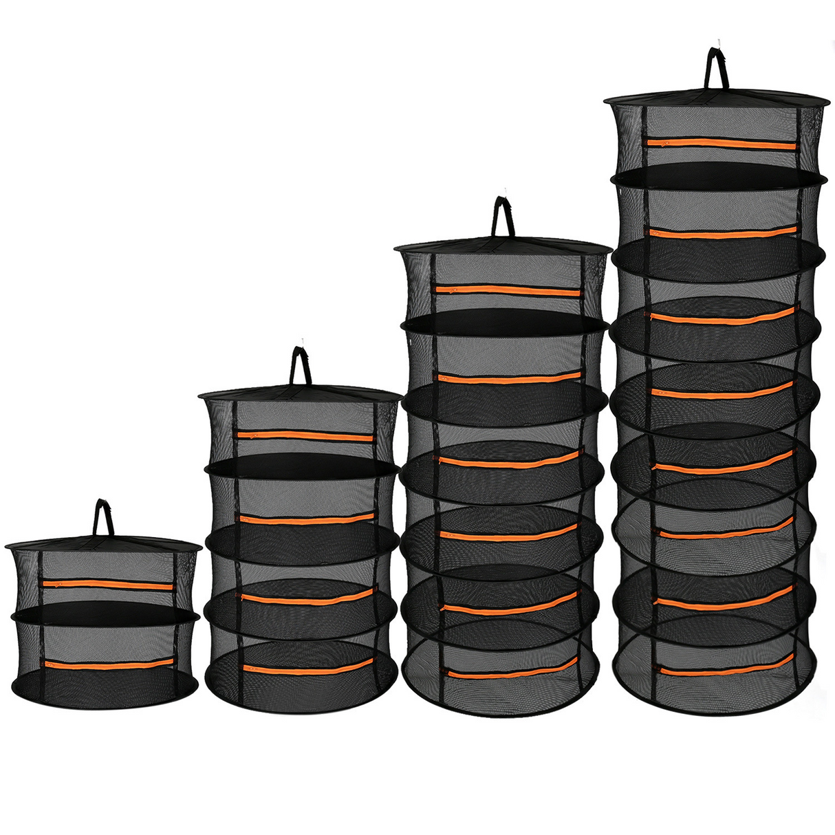 Fällbar torkställning för frukt, grönsaker och örter – Flerlagers nätställ för snabb torkningsprocess Carvallo