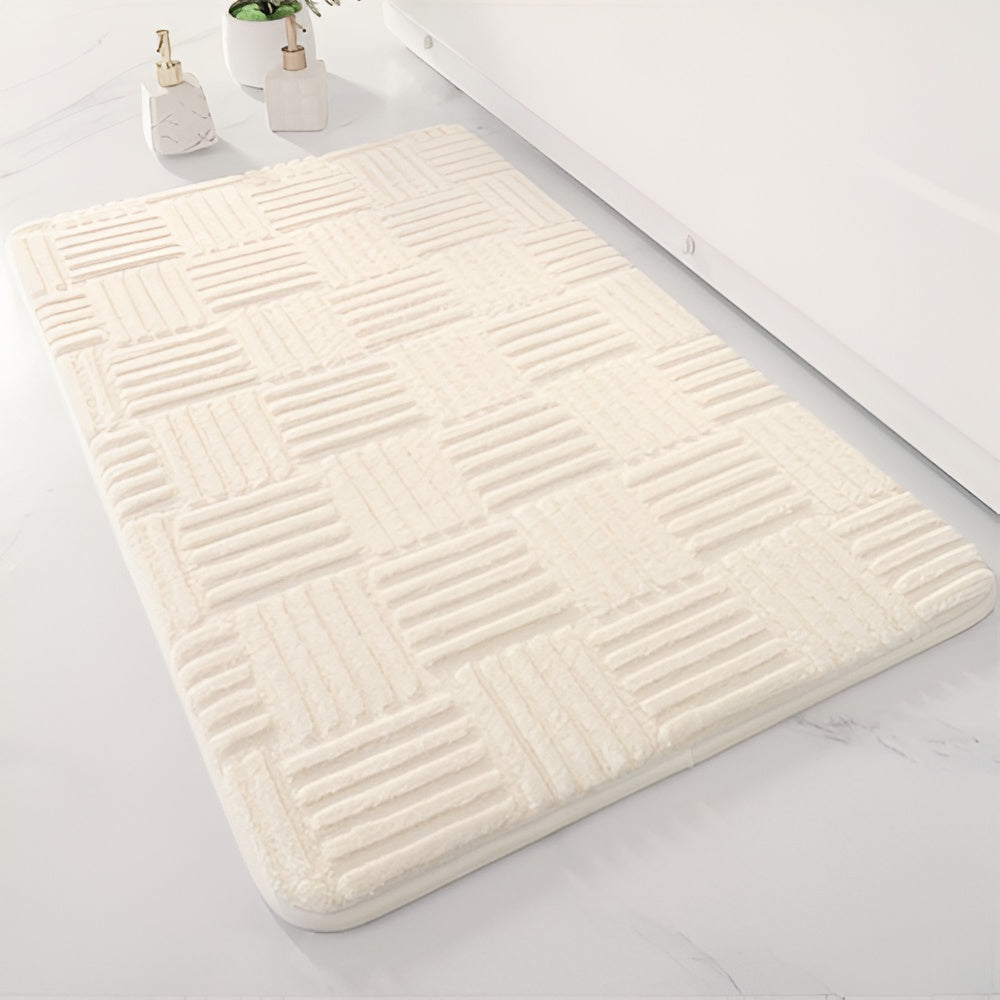 Vivid Grid Absorberande Badmatta Carvallo