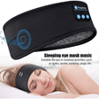 Trådlöst Bluetooth Sovpannband & Ögonmask - Elastiska, Bekväma Hörlurar med Avtagbara Högtalare för Sömn & Träning-Personligt-BB-Hemnix