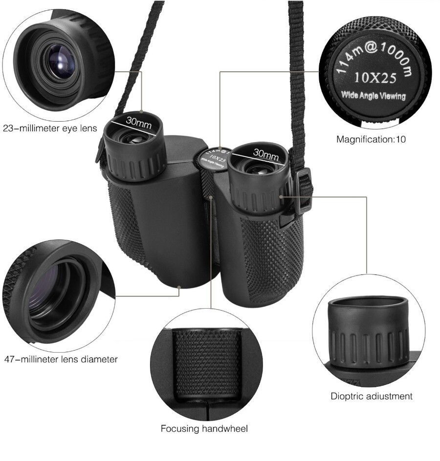 Luxora Vattentåliga Hög-Effekt Natt-Syn Kikare Carvallo