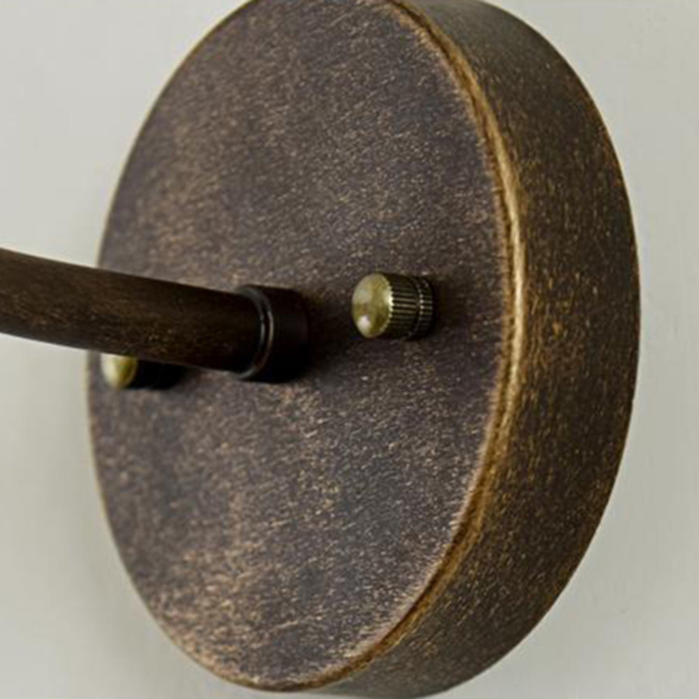 Väderbeständig utomhusbowl-lampa med rustik mässingsfinish Carvallo