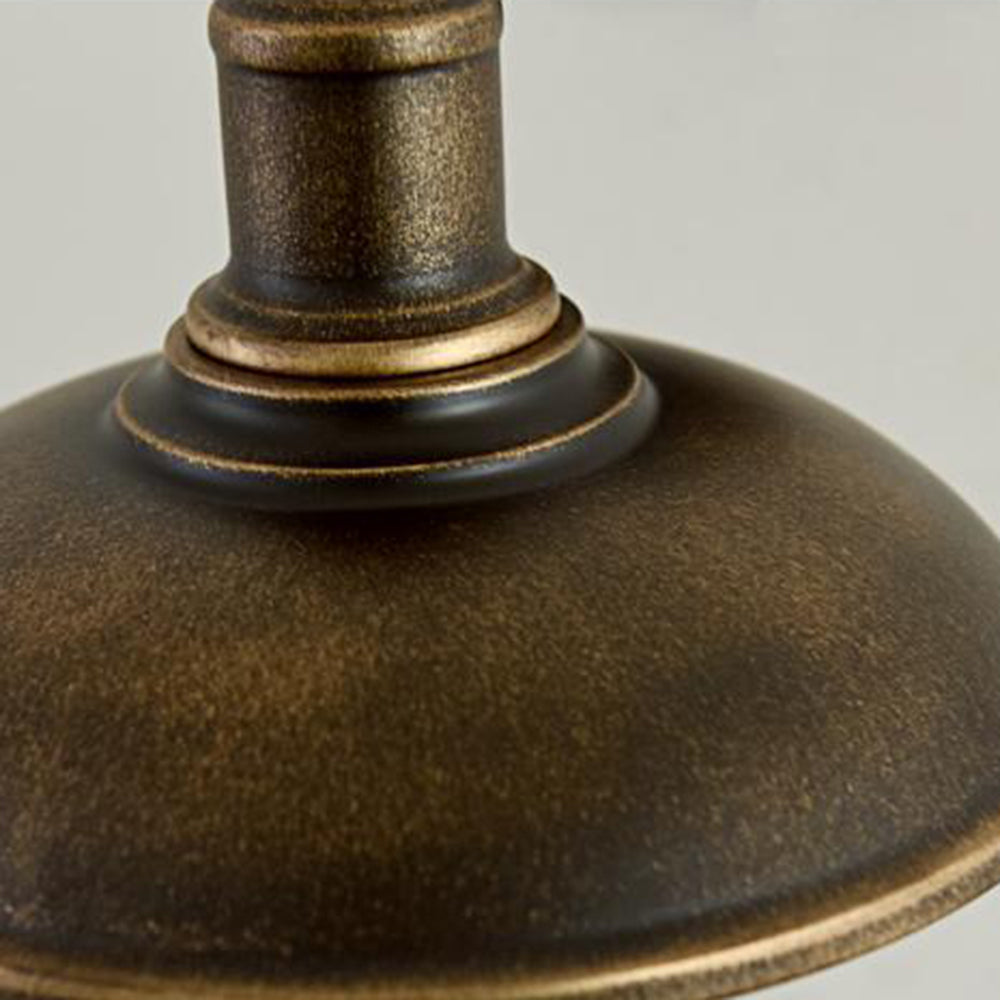 Väderbeständig utomhusbowl-lampa med rustik mässingsfinish Carvallo