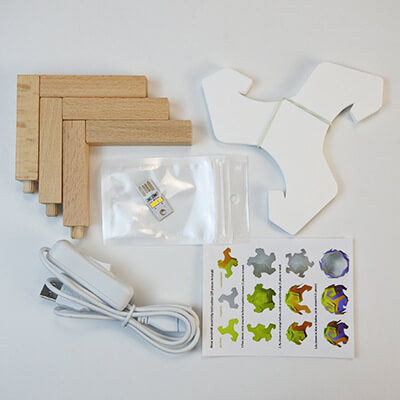 DIY Mondlampe LED Nachtlicht USB Dekorative Tischlampe MILA Sverige