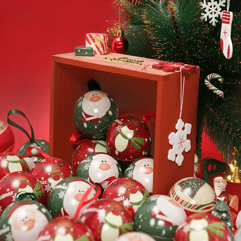 Julkula Godisask Juldekoration - Fyll med Godis & Chocklad, Jultomte, Älg, Snögubbe-Jul-BB-Hemnix