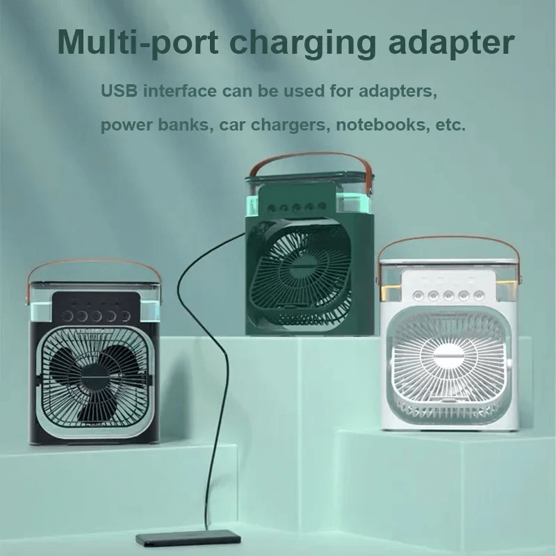 Portabel Bordsfläkt Luftkonditionering med Vattenkylning-Kök-BB-Hemnix