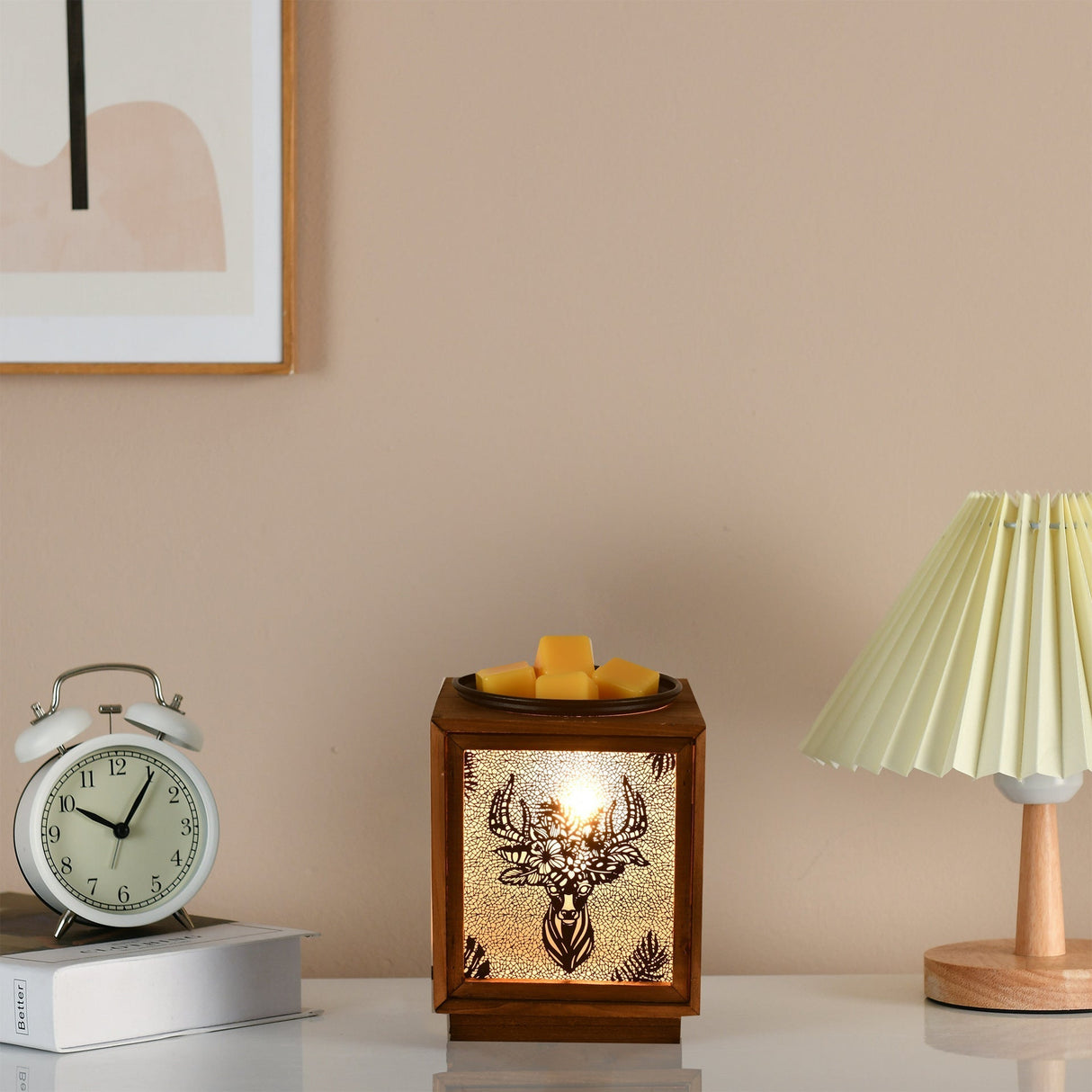 ScandiGlow | Nordic Creative Smältbordslampa för trävax MILA Sverige