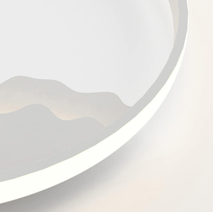 Carvallo - Modern LED vägglampa med elegant vågmönster för stilfull belysning Carvallo