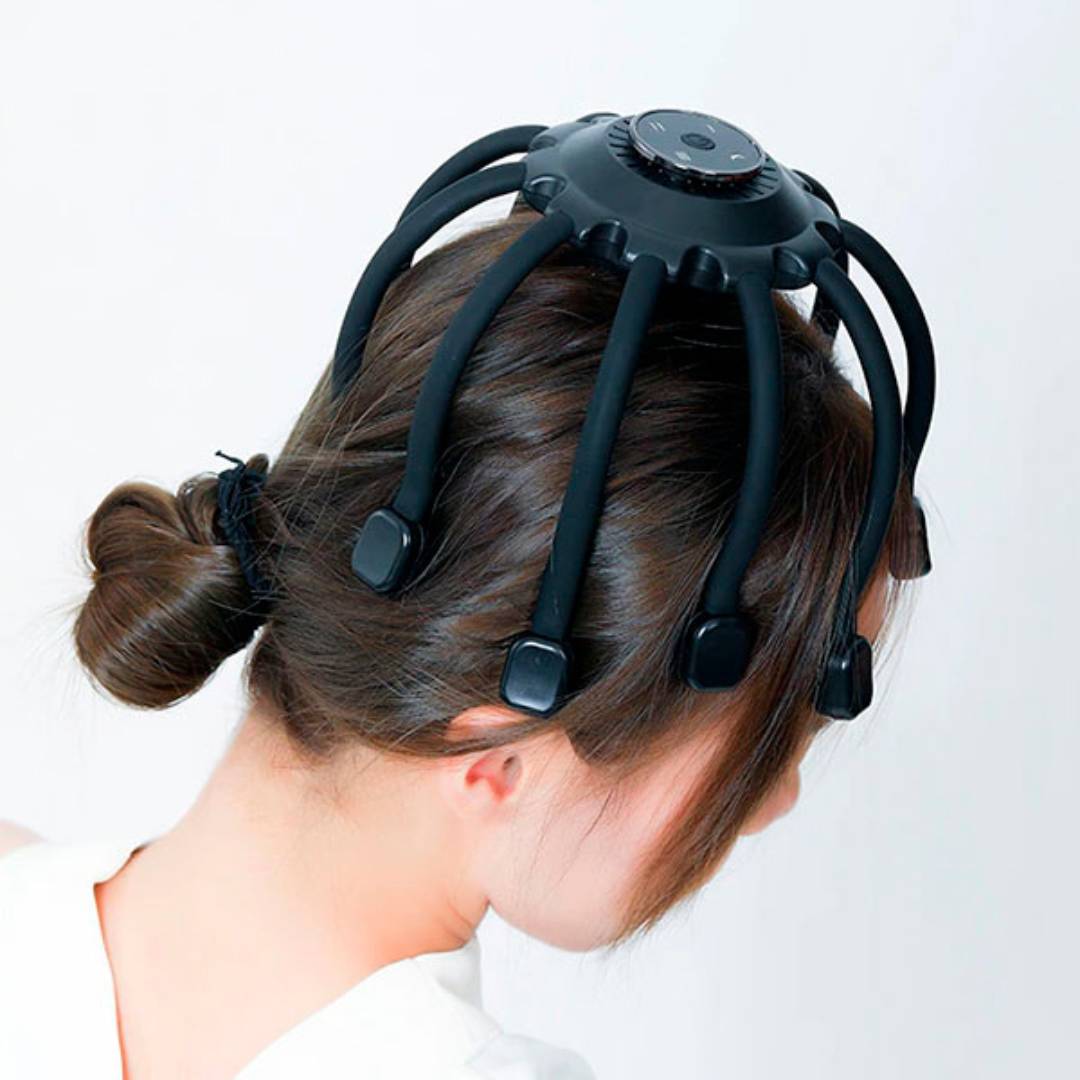 Huvudmassageapparat Elektrisk Huvudbotten Stresslindringsverktyg Carvallo