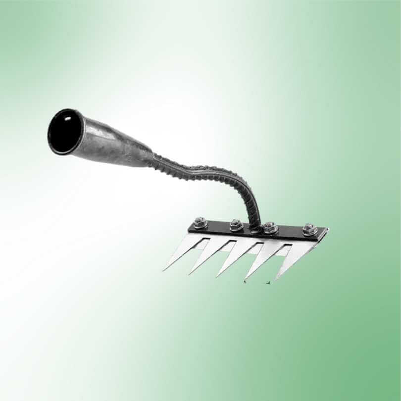 NordStål RootTool - Slitstark och Rostbeständig Ogräskratta-Trädgård-BB-5-tänder-Hemnix