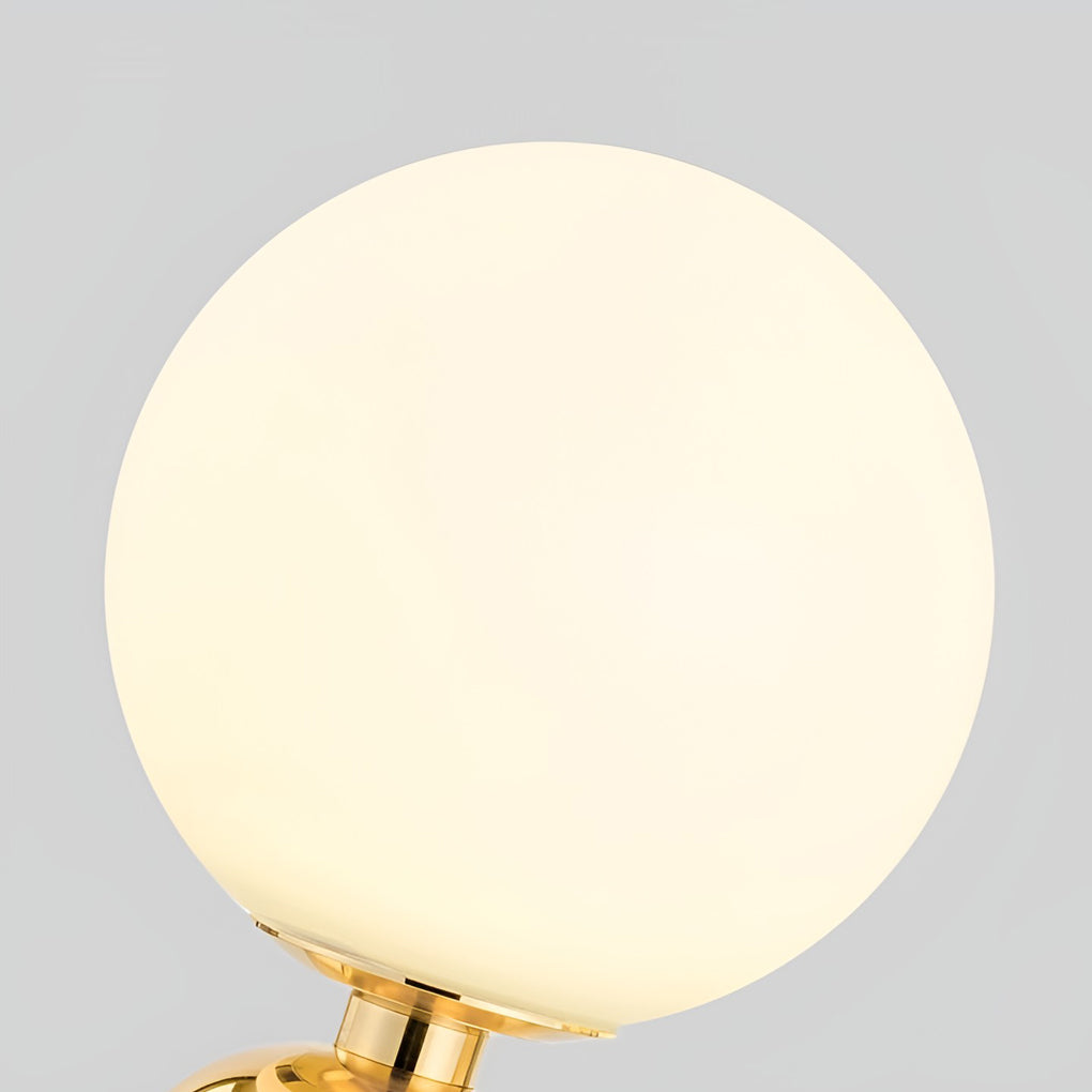 1-Ljus Handblåst Aballs Bordslampa Elektropläterad Nordisk Carvallo