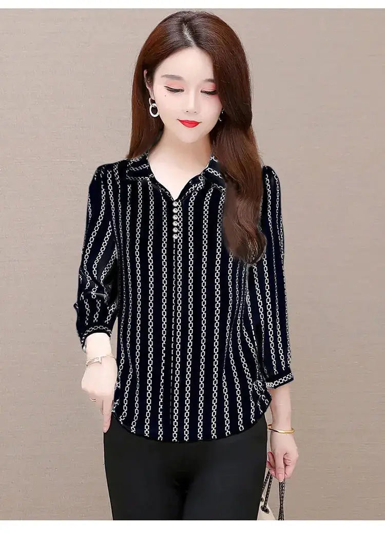 Kvinnors chiffongblus-Clothes for women-Hemnix-Hemnix