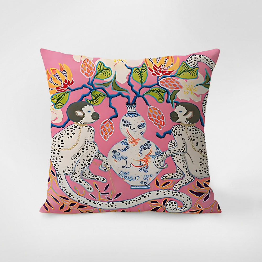 Zebra Tapestry Fringekuddeöverdrag Carvallo
