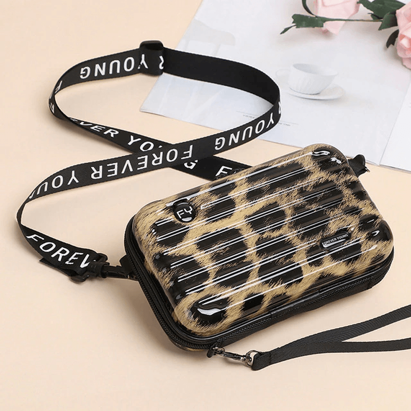 Resväska-inspirerad crossbody-väska-Handväska-BB-Leopardmönster-Hemnix