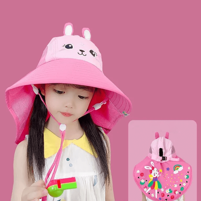 Luftig & Rolig Sommarhatt Solhatt för Barn-Barn-BB-C-Rosa-Hemnix