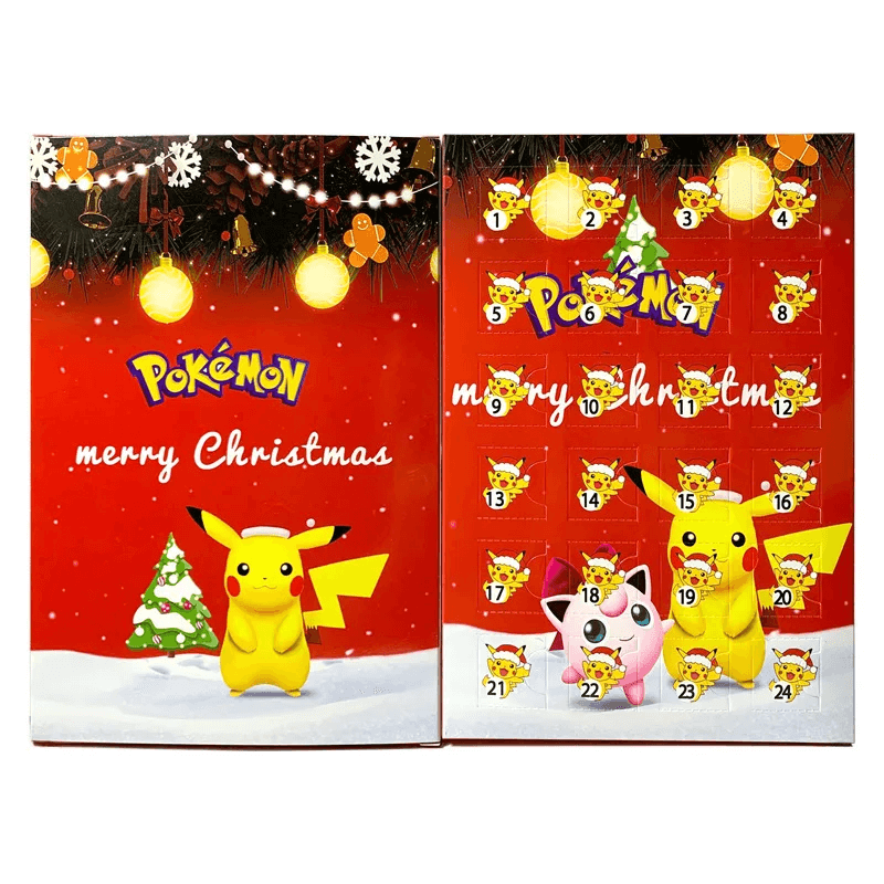 Poke Jul Adventskalender Mysterieskrin - 24st Figurer-Jul-BB-Hemnix