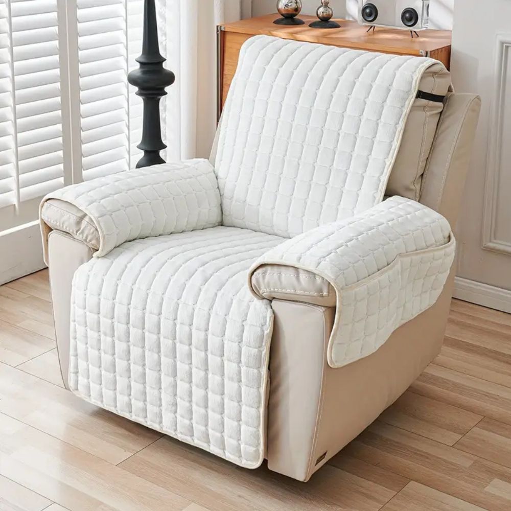 Snug Grid Recliner Cover Carvallo