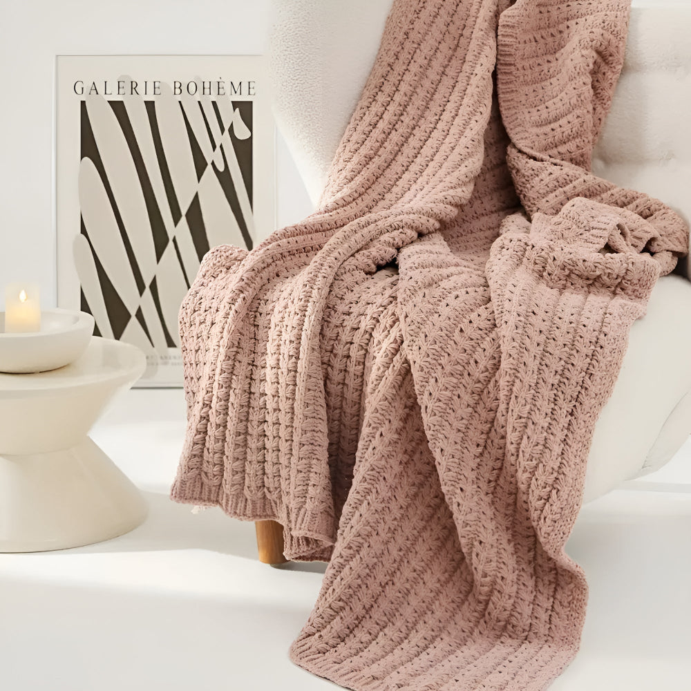 Vintage Chunky Knit Filt Carvallo