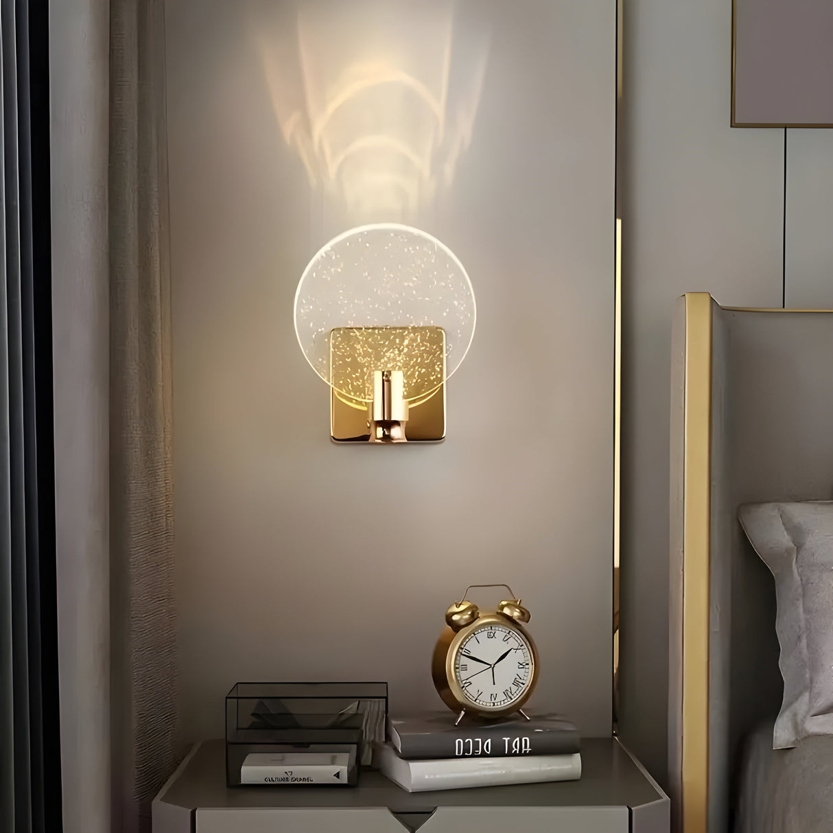 AuroraCrystal Light – Elegant Väggmonterad Kristallbelysning Carvallo