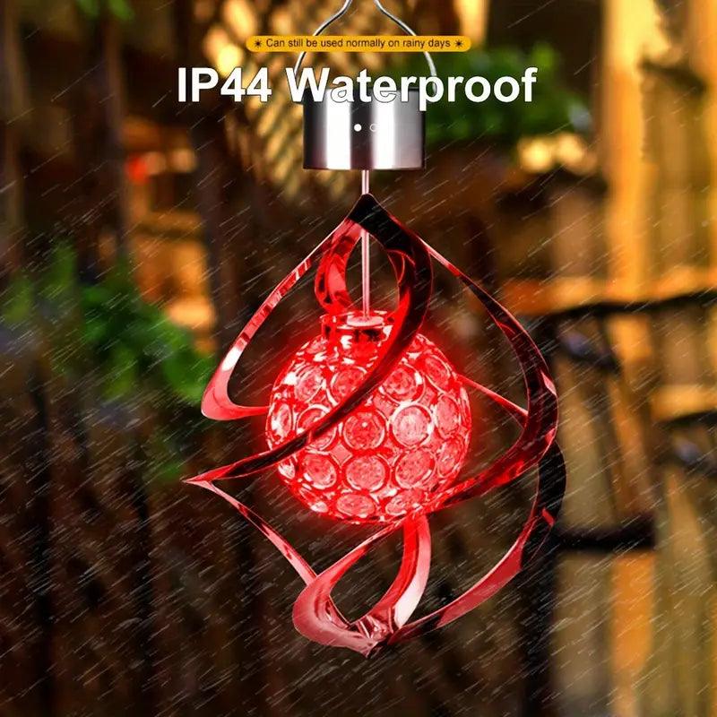 Carvallo Klanglicht | Solvindspel med färgskiftning | Väderbeständig & Energibesparande | För trädgård, balkong & terrass Carvallo