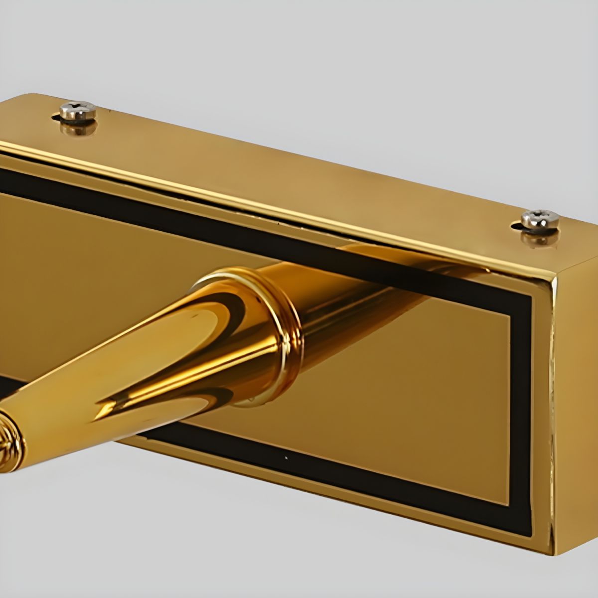 Svart Enkel LED Badrumsspegel Vägglampa Carvallo