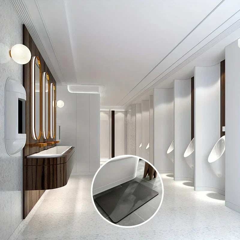 Rutschfri Diatomit-badmatta Carvallo