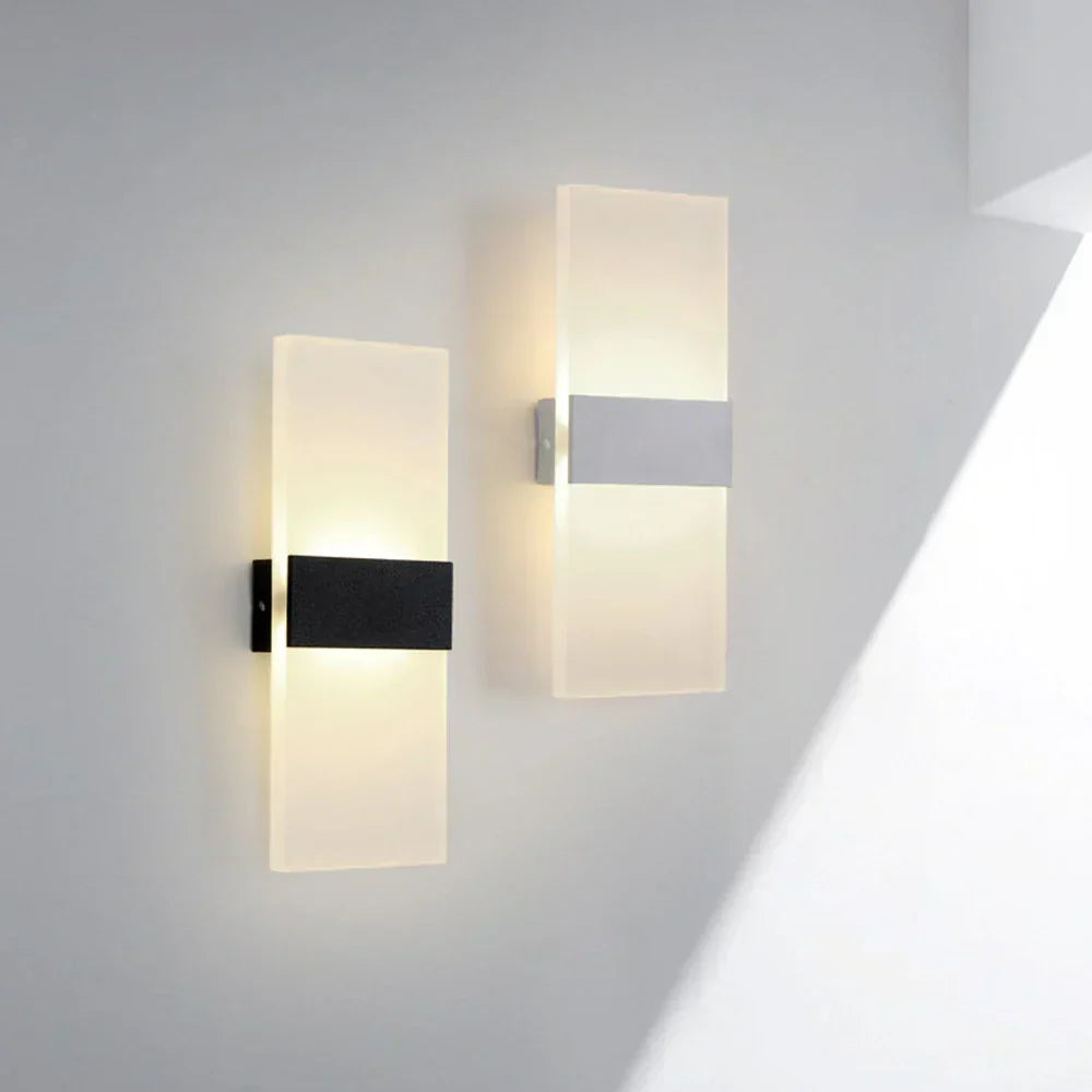 DimmerGlow - Modern LED Vägglampa med Dimmer Eleganta Belysning Carvallo
