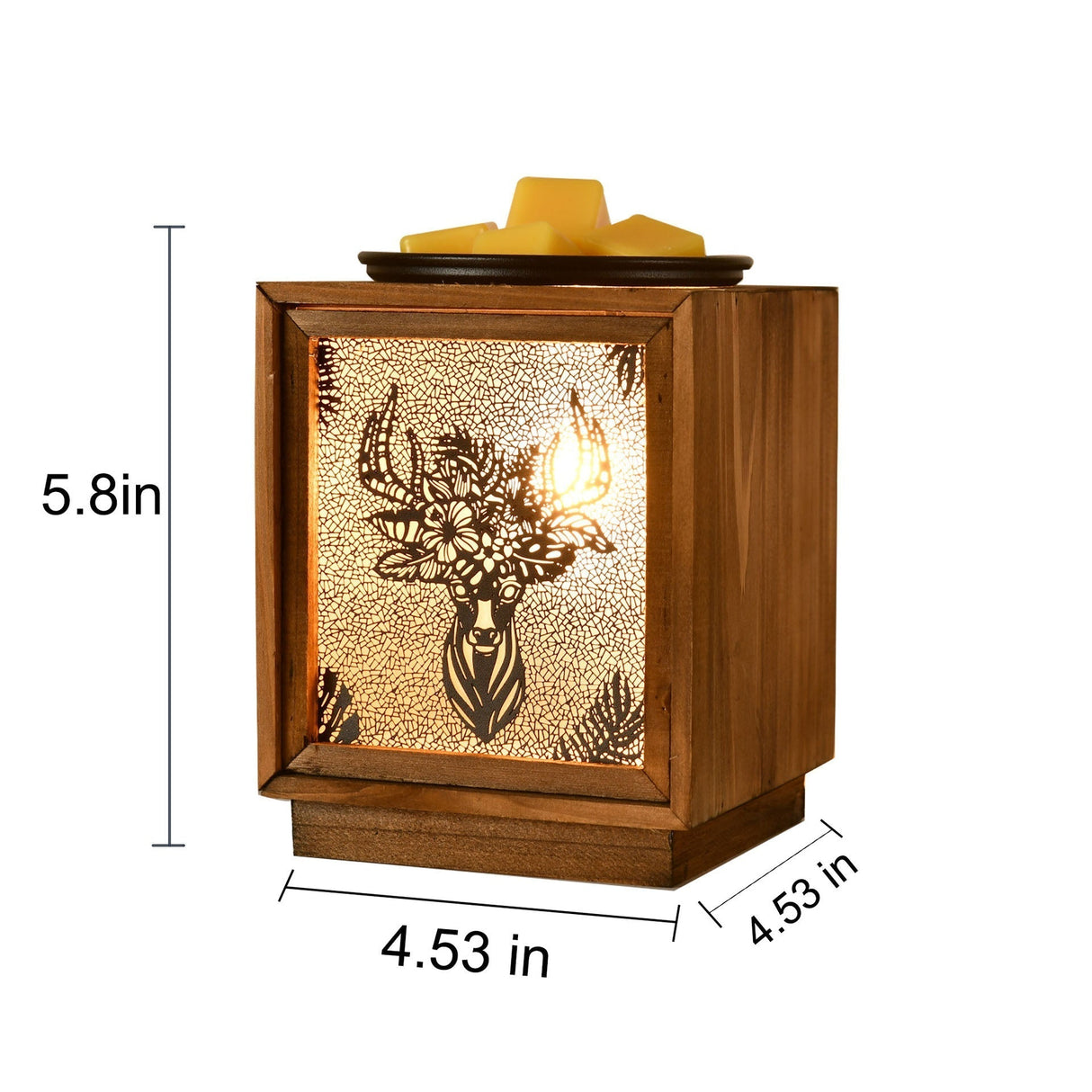 ScandiGlow | Nordic Creative Smältbordslampa för trävax MILA Sverige