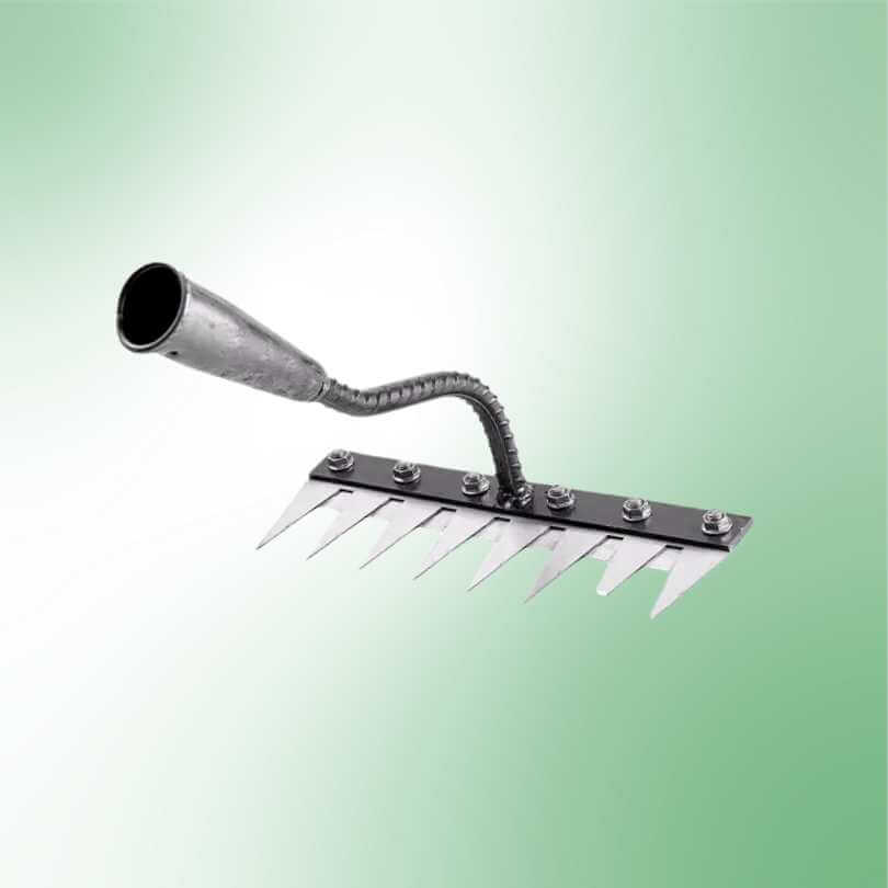 NordStål RootTool - Slitstark och Rostbeständig Ogräskratta-Trädgård-BB-8-tänder-Hemnix