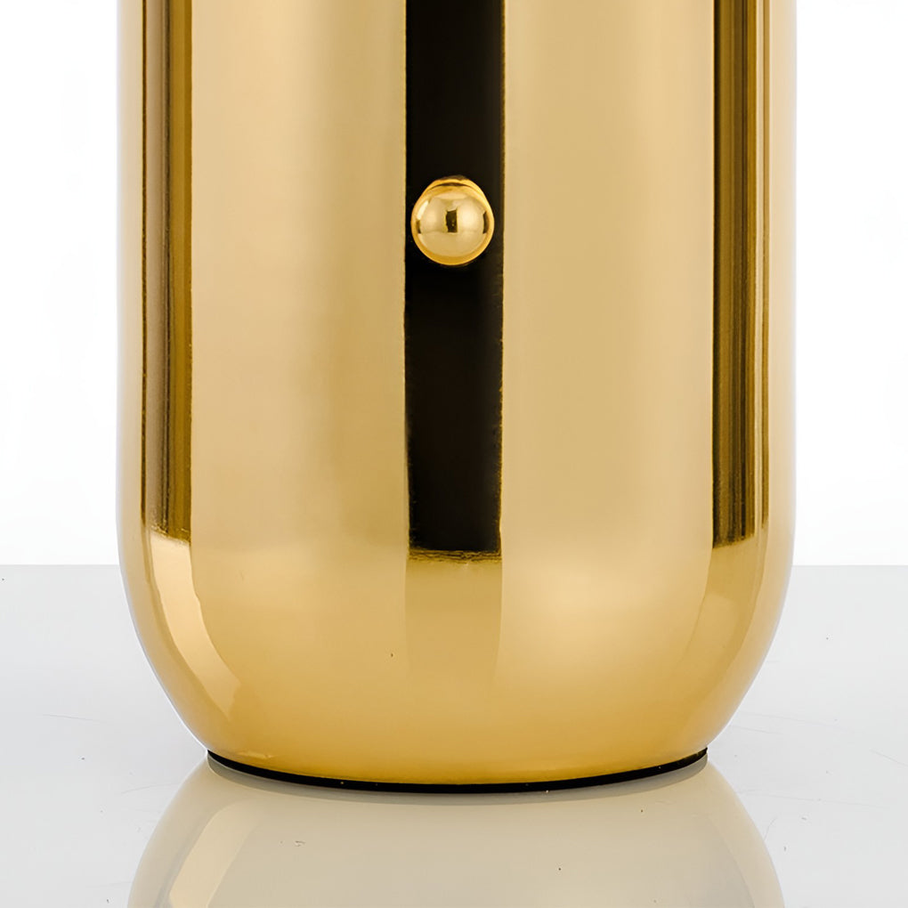 1-Ljus Handblåst Aballs Bordslampa Elektropläterad Nordisk Carvallo