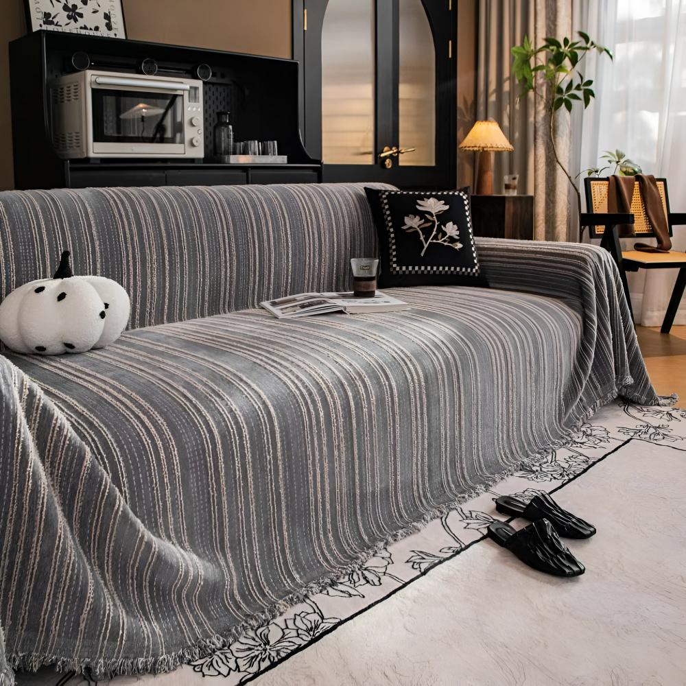 Regal Stripes Chenille Sofföverdrag Carvallo
