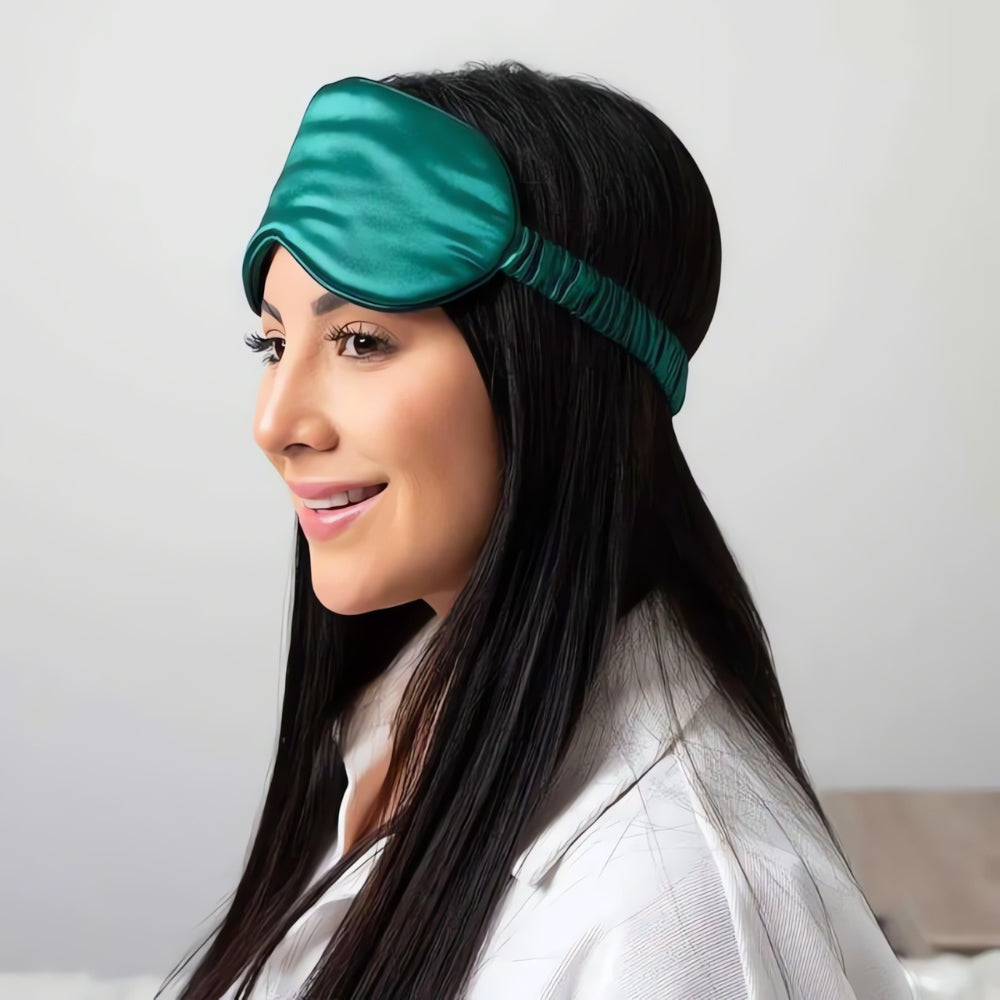 Carvallo – Sidenmjuk sovmask med ultimat komfort och ljusblockering Carvallo