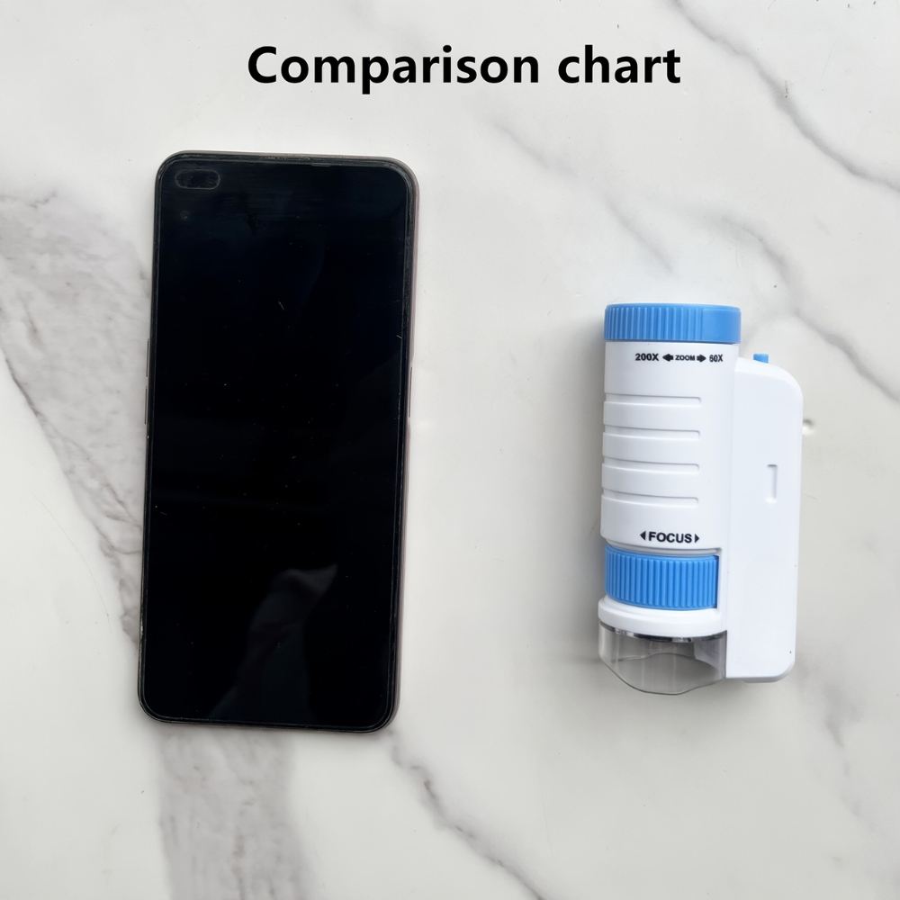 Mini Mikroskop med LED-lampa för Barn Carvallo