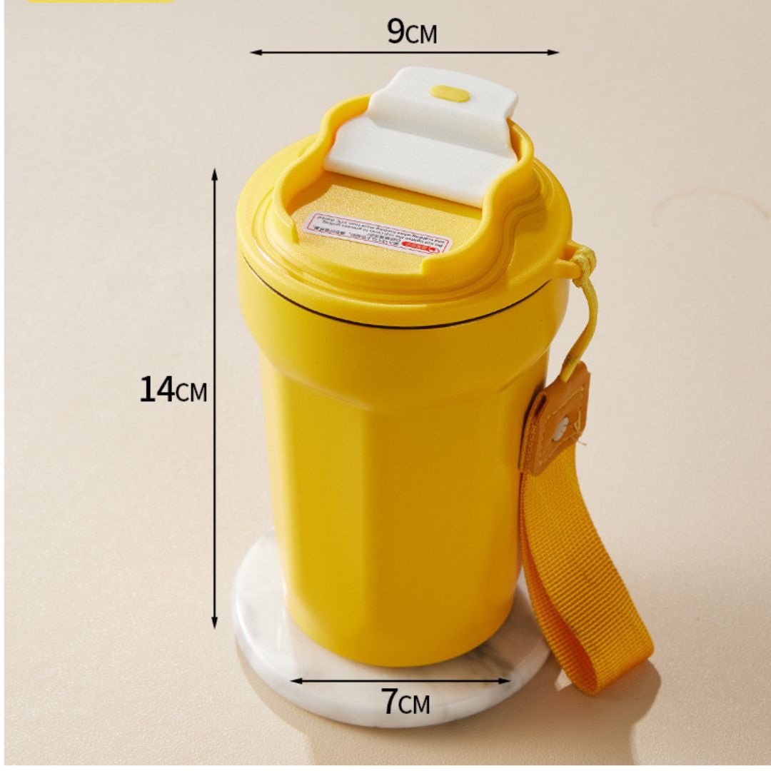 Rostfritt stål kaffekopp med LED temperaturvisning 450 ML Carvallo