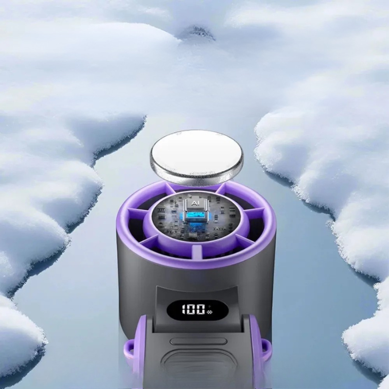 CoolWhirl – Mini hopfällbar handhållen fläkt med USB-laddningsbar Breeze Boost MILA Sverige