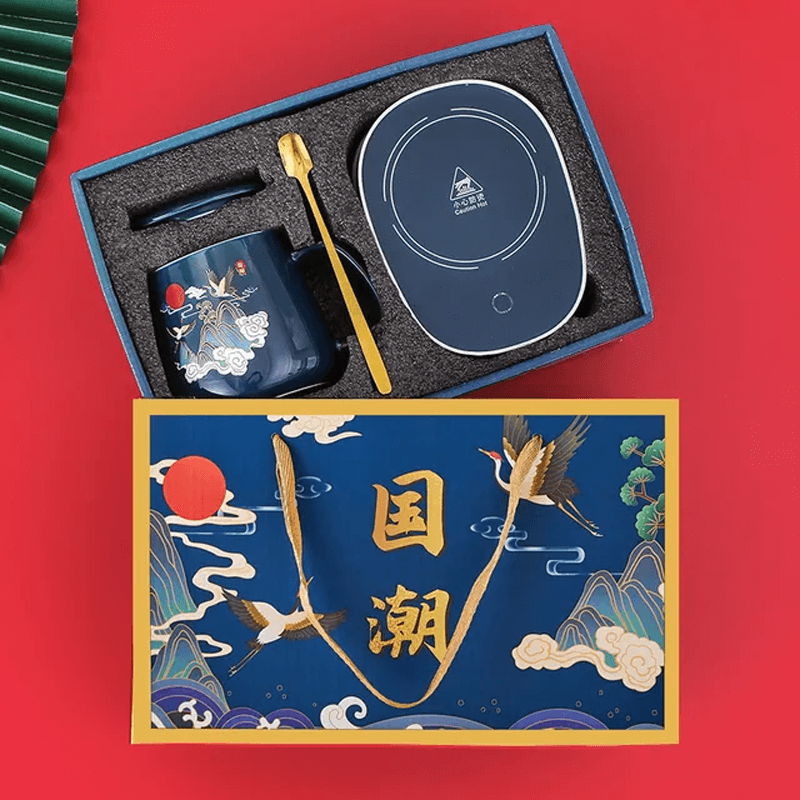 Ceramikmugg Presentset-Kök-BB-Stil 4-Blå-Presentuppsättning-Hemnix